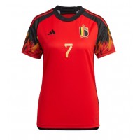 Belgium Kevin De Bruyne #7 Replica Home Shirt Ladies World Cup 2022 Short Sleeve